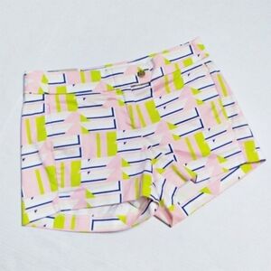 J. Crew Factory Curvy Fit Geometric Print Stretch Chino NWT